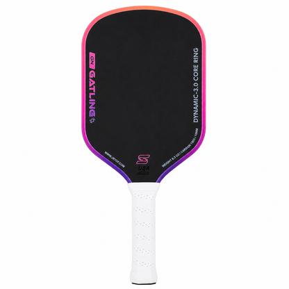 Teinte rose fuchsia en dégradé pour la raquette de pickleball haut de gamme Gen5 T800.