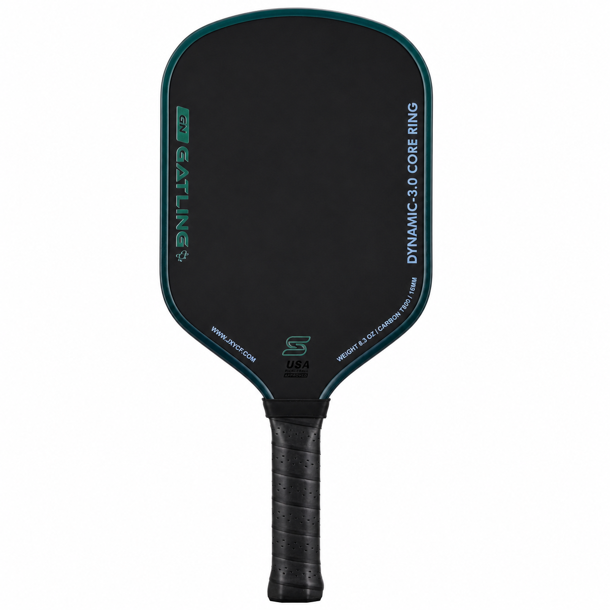 Modèle performance Gen5 T800 avec bordures vert sapin et manche noir anti-slip.
