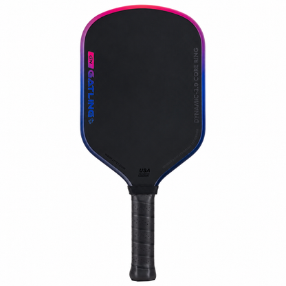 Version violet de la raquette en carbone brut Gen5 T800.