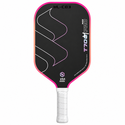 Modèle performance T700 Pro Max HL-CD3 arborant un design aux contours rose et orange vif.