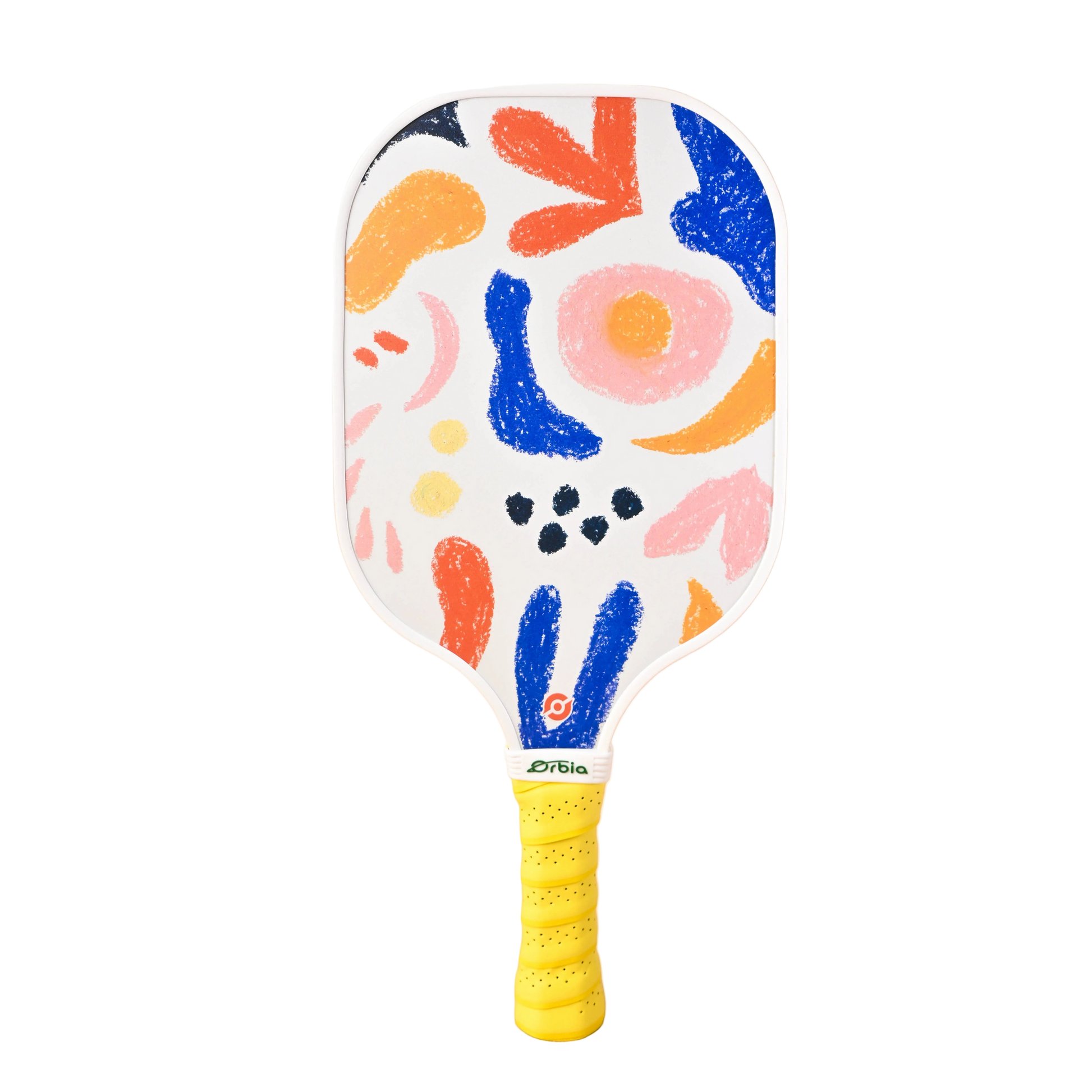 Raquette de pickleball Smashline Art Serie modèle Confetti aux motifs pop colorés.