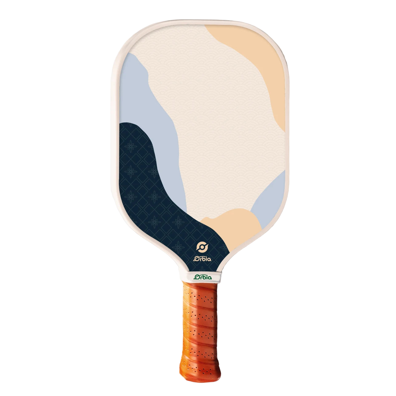 Raquette de pickleball Smashline Art Serie modèle Drift vue de face sur fond blanc.
