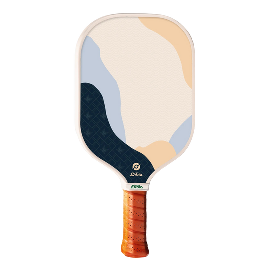 Raquette de pickleball Smashline Art Serie modèle Drift vue de face sur fond blanc.