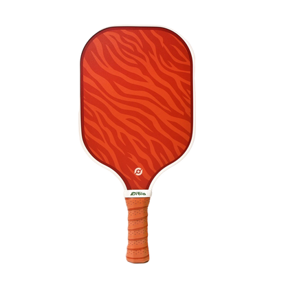 Raquette de pickleball Smashline Art Serie modèle Ember texture orange flamboyante.