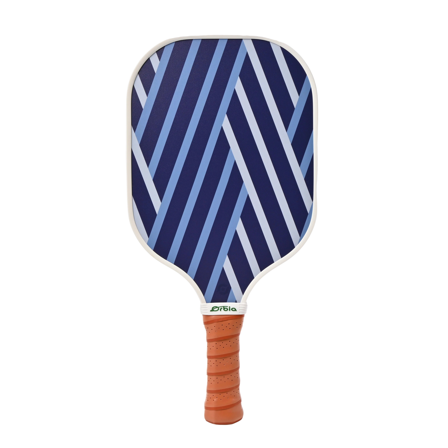 Raquette de pickleball Smashline Art Serie modèle Stripe avec lignes blanches croisées.